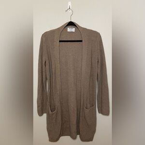 Old Navy Waffle Knit Cardigan, Tan, Size XS Tall, EUC